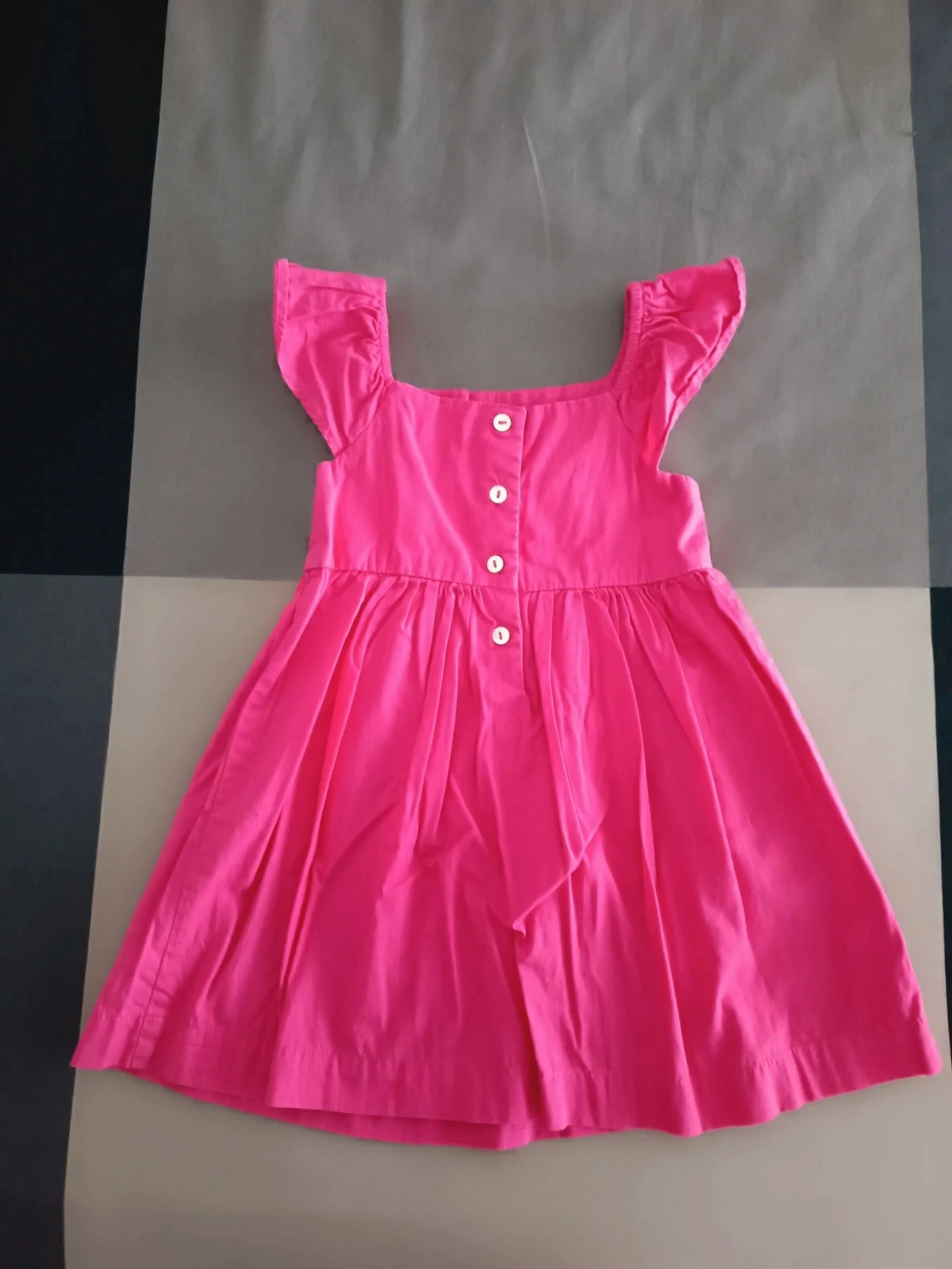 Robe/jupe/vestido/jurk rose fuchsia à lacet de Zippy 9-12 mois – photo 2